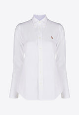 Ralph Lauren Heidi Long-Sleeved Pony Shirt White 211664427003_100