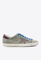 Golden Goose DB Super-Star Suede Low-Top Sneakers Green GMF00101F007503_82994