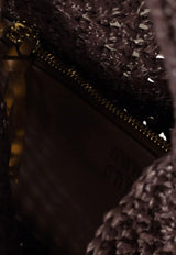 Miu Miu Raffia-Effect Woven Hobo Bag Dark Brown 5BC164VOOOADO1_F0966