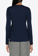 Ralph Lauren Long-Sleeved Logo T-shirt Navy 211898699002_410