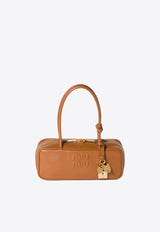 Miu Miu Beau Leather Shoulder Bag Cognac 5BB173VOTM2CRW_F0046