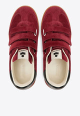 Isabel Marant Beth Baskets Suede Low-Top Sneakers Burgundy BK0013FAC1E09S_BYEC