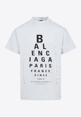 Balenciaga Optical Print T-shirt White 811688TRVU6_9081_DIRTY WHITE_32772777
