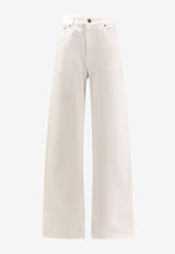 Aspesi Wide-Leg Jeans White G0185L054_10072_White_32772300