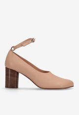 Niccolò Pasqualetti Obliqua 70 Leather Pumps Beige NP07F001LEA_BEIGE