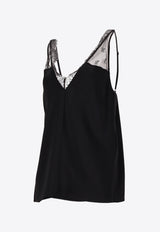 Stella McCartney Envers Satin Slip Top Black 6T02413FU302_1000