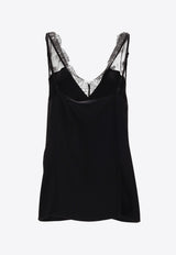 Stella McCartney Envers Satin Slip Top Black 6T02413FU302_1000
