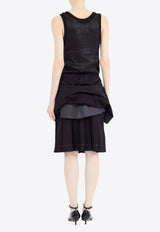 Maison Margiela Anonymity of The Lining Mini Layered Dress Black S51DD0029MTN059_900