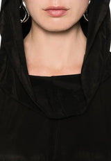 Rick Owens Sheer Hooded Cropped Top Black RO01E7278BZ_09