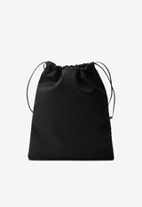 Prada Triangle Logo Travel Pouch Bag Black 1NK0012HG6_F0002