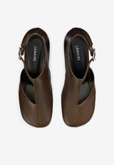 Lemaire 80 Cut-Out Ankle Boots Brown FO0171LL0078_BR449