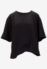 Niccolò Pasqualetti Onda Asymmetric T-shirt Black NP07TS01COJE_NERO