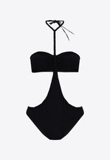 Isabel Marant Farah Cut-Out Bandeau Swimsuit Black MB0021FAC2P01I_01BK