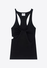 Courrèges 90's Tank Top with Cut-Out Black 225JDE134JS0194_9999