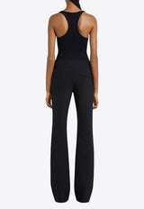 Courrèges 90's Tank Top with Cut-Out Black 225JDE134JS0194_9999