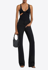 Courrèges 90's Tank Top with Cut-Out Black 225JDE134JS0194_9999