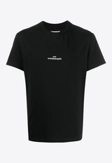 Maison Margiela Distorted Logo T-shirt Black S30GC0701S22816_900