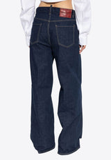 Dsquared2 Traveler Wide-Leg Jeans Navy S75LB1059S30664_470