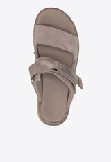 UGG Goldenstar Glide Suede Sandals Gray 1167399_SKP