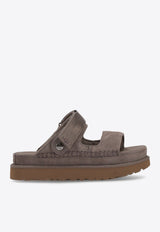 UGG Goldenstar Glide Suede Sandals Gray 1167399_SKP