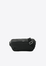 Saint Laurent Classic Logo Canvas Belt Bag Black 557831GIVLE_1000