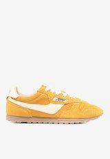 Autry Windspin Suede and Leather Low-Top Sneakers Yellow WSLWUB_03
