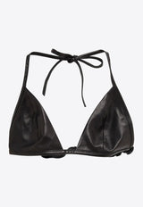 Rick Owens Leather Bra Top Black RO01E7091LBY_09