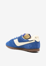 Autry Windspin Suede and Leather Sneakers Blue WSLMUB_19