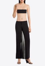 Courrèges Infinity Wide-Leg Pants Black 225JPA325JS0220_9999