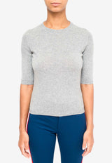 La Rose Cashmere Knit Top Gray GDC22805C_21028