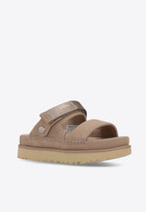 UGG Goldenstar Glide Suede Sandals Sand 1167399_SAN