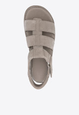 UGG Goldenstar Strap Suede Sandals Gray 1137890_SKP