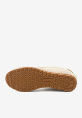 Autry Windspin Suede and Leather Low-Top Sneakers Beige WSLWUB_01