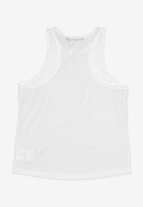 La Rose Jersey Tank Top White TP002008_WHITE