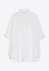 Max Mara Teano Loose-Fit Shirt White 2511191052600TEANO_001