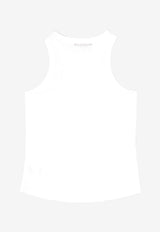 La Rose Essential Ribbed Tank Top White TP002007_WHITE