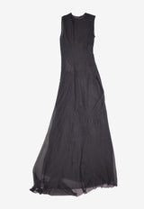 Ann Demeulemeester Leah Asymmetric Maxi Dress Black B0012534FA132_099