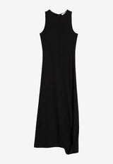 Lemaire Twisted-Hem Midi Dress Black DR1106LJ1034_BK999