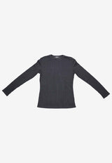 La Rose Long-Sleeved Jersey T-shirt Black TS001008COSTINE_BLACK