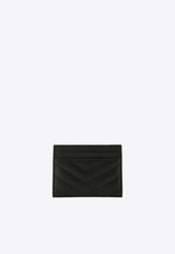 Saint Laurent Cassandre Quilted Leather Cardholder Black 423291BOW01_1000
