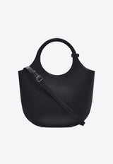 Courrèges Medium Holy Calf Leather Tote Bag Black 324GSA116CR0065_9999