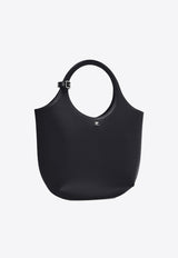 Courrèges Medium Holy Calf Leather Tote Bag Black 324GSA116CR0065_9999