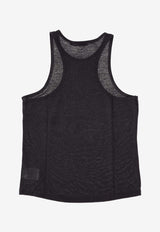 La Rose Essential Mesh Tank Top Black TP002008_BLACK