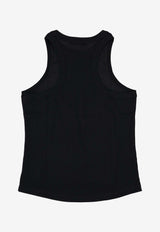 La Rose Essential Ribbed Tank Top Black TP002007_BLACK