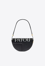 Patou Le Petit Leather Shoulder Bag Black BA0245000_900B