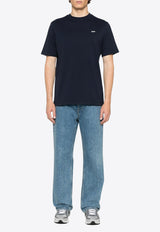 Autry Embroidered Logo T-shirt Navy TSPMA7_CB