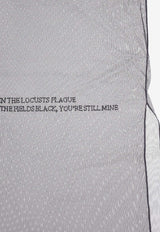 Ann Demeulemeester Seda Sheer Mesh Maxi Dress Gray B0012535FA585_099