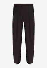 Lemaire High-Rise Tailored Pants Dark Brown PA1198LF414_BR599
