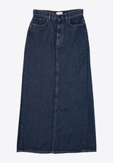 P.A.R.O.S.H Joy Maxi Denim Skirt Denim D621128JOY_1000