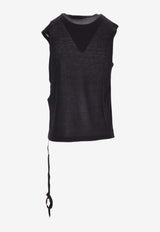 Ann Demeulemeester Biba Sleeveless Top Black B0011981FA570_099